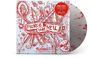 Pierce The Veil 'Misadventures' SILVER & RED SPLATTER VINYL