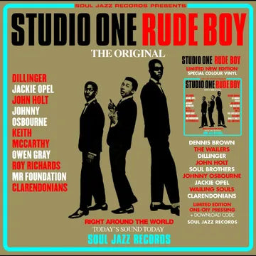 Various 'Studio One Rude Boy' COLOURED DOUBLE VINYL
