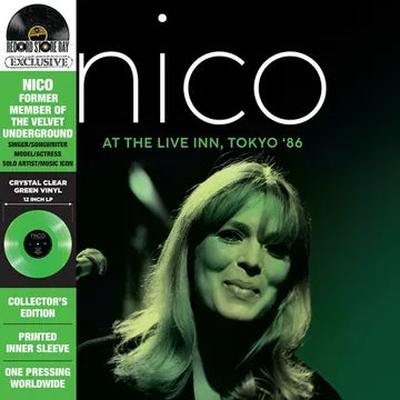 Nico 'At The Live Inn, Tokyo '86' GREEN VINYL