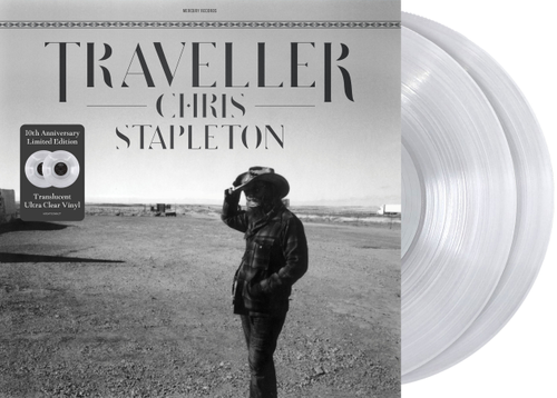 Chris Stapleton 'Traveller - 10th Anniversary' CLEAR DOUBLE VINYL