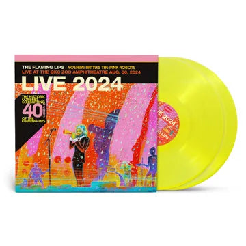 The Flaming Lips ‘Yoshimi Battles The Pink Robots – Live At The OKC Zoo Amphitheatre’  YELLOW DOUBLE VINYL
