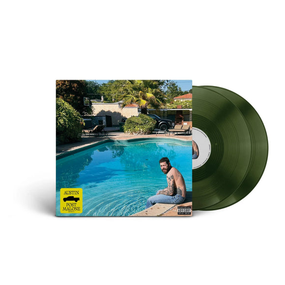 Post Malone 'Austin' FOREST GREEN DOUBLE VINYL