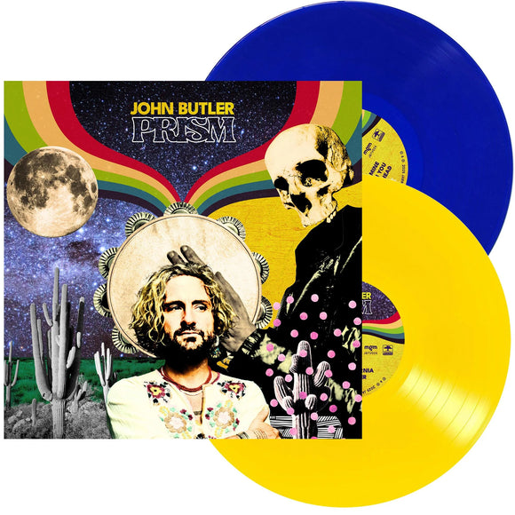 John Butler 'Prism' BLUE & YELLOW DOUBLE VINYL