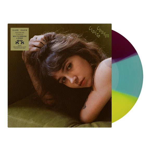 Clairo 'Charm' YELLOW/LIGHT BLUE/PURPLE VINYL