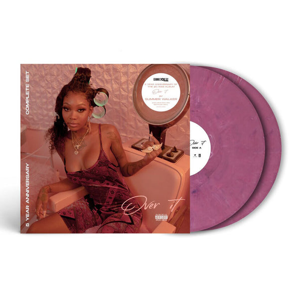Summer Walker 'Over It - 5th Anniversary' ECO COLOURED DOUBLE VINYL