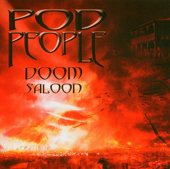 Pod People 'Doom Saloon' RED & BLACK SWIRL VINYL