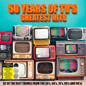 Various '50 Years of TV's Greatest Hits' SPLATTER DOUBLE VINYL