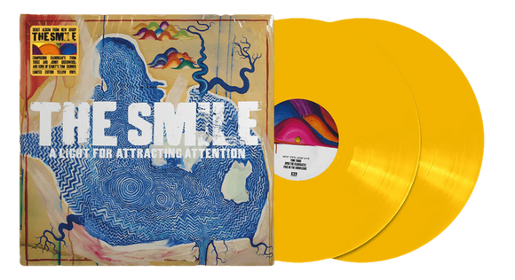 The Smile 'Light For Attracting Attention' YELLOW DOUBLE VINYL