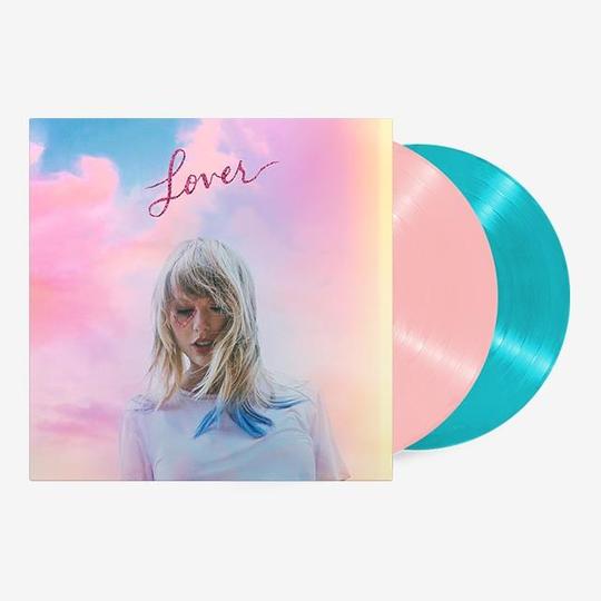 Swift, Taylor 'Lover' PINK & BLUE DOUBLE VINYL